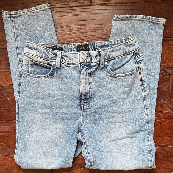 Talbots Denim - Talbots Classic Straight Leg Light Blue Jeans Sz 8P